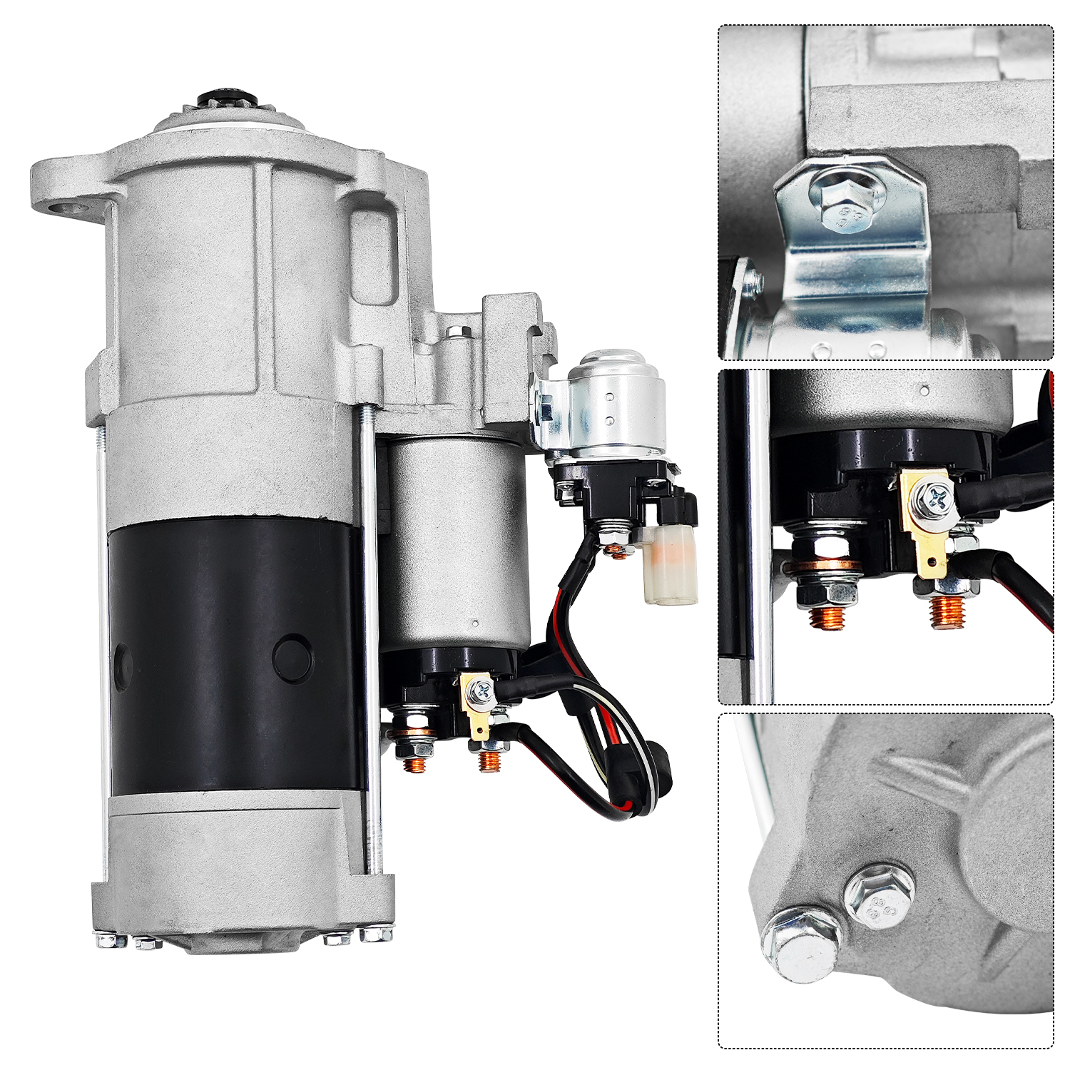 Starter Fits for Mitsubishi Fuso FE 4.9L 2000-2008 | 4M50 Sterling 360 4M50 M008T55371ZC RM241969E