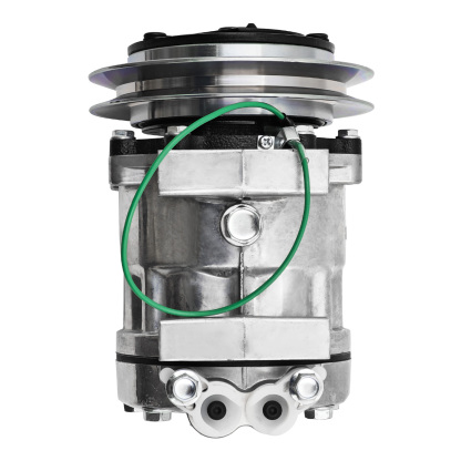 A/C Air Conditioning Compressor Compatible with Kobelco SK135SR SK850LC For Caterpillar 308D