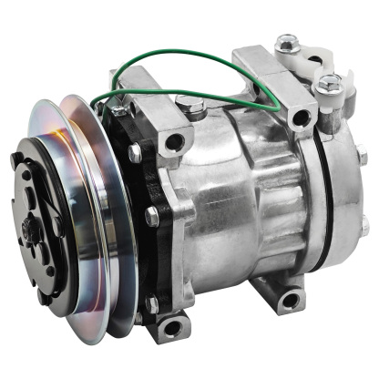 A/C Air Conditioning Compressor Compatible with Kobelco SK135SR SK850LC For Caterpillar 308D