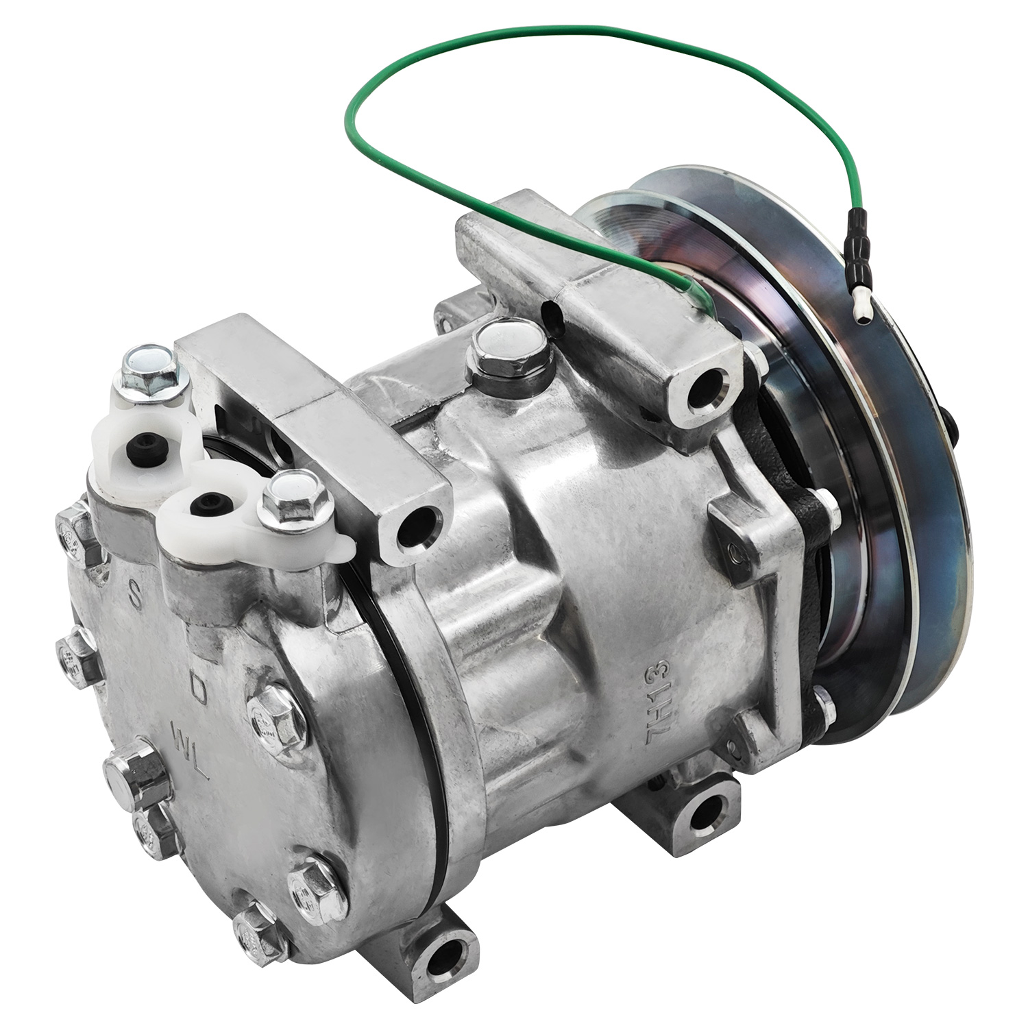 A/C Air Conditioning Compressor Compatible with Kobelco SK135SR SK850LC For Caterpillar 308D