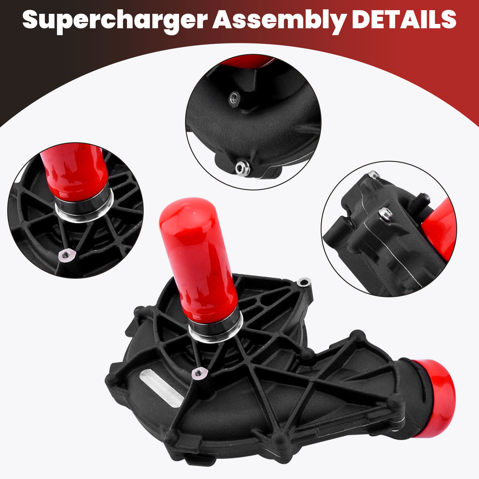 Supercharger Assembly for Sea-Doo GTX GTR RXT RXP 215 230 255 260 2011-2019