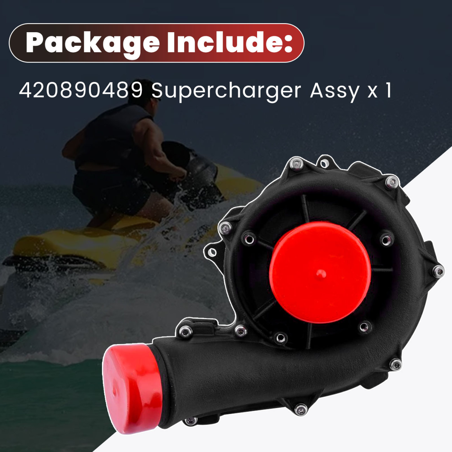 Supercharger Assembly for Sea-Doo GTX GTR RXT RXP 215 230 255 260 2011-2019