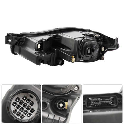 Xenon HID Headlight NON-AFS for 2010–2015 Jaguar XJ XJL -Right Passenger Side