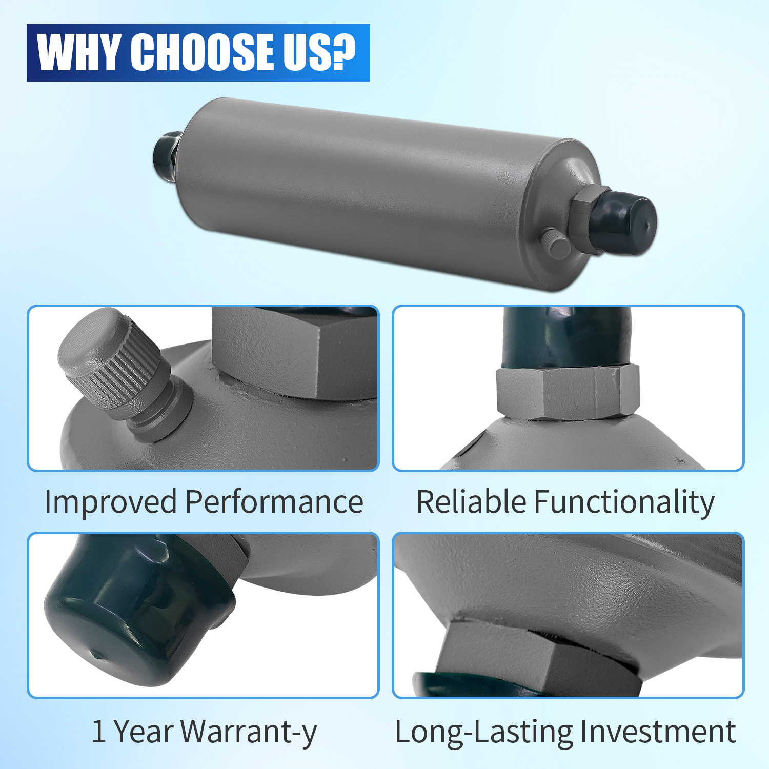 External Oil Filter Compatible with Carrier Central Air Conditioning Centrifuge 19XR 19XR-FR 19XRE