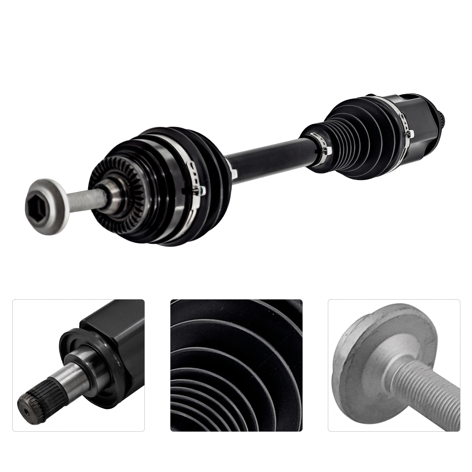 Front Left Driver Side CV Axle Shaft Assembly Fits for BMW M5 F90 4.4L V8 2018-2022 AWD