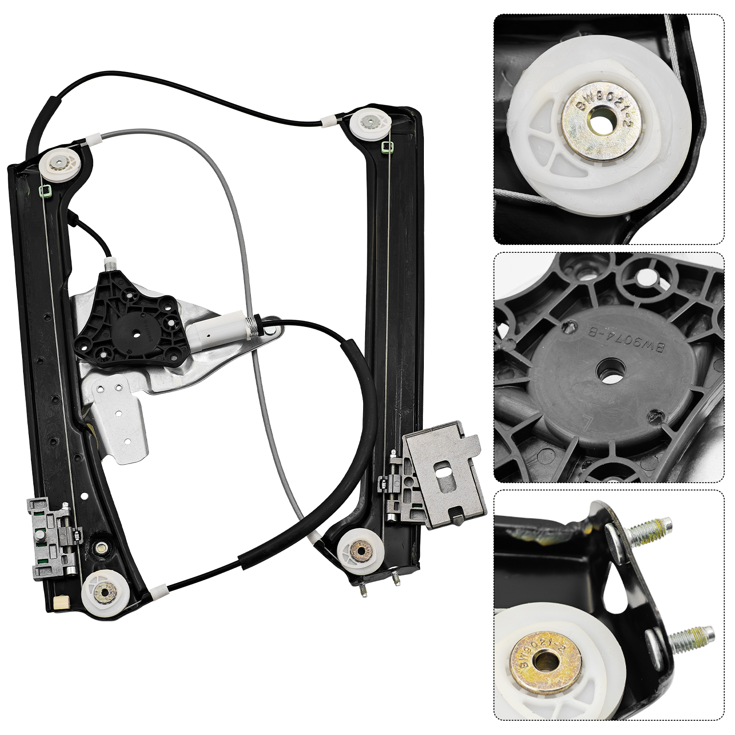 Electric Window Regulator Power Operated for BMW E63 E64 M6 650i 2006-2010 -Front Left Driver Side