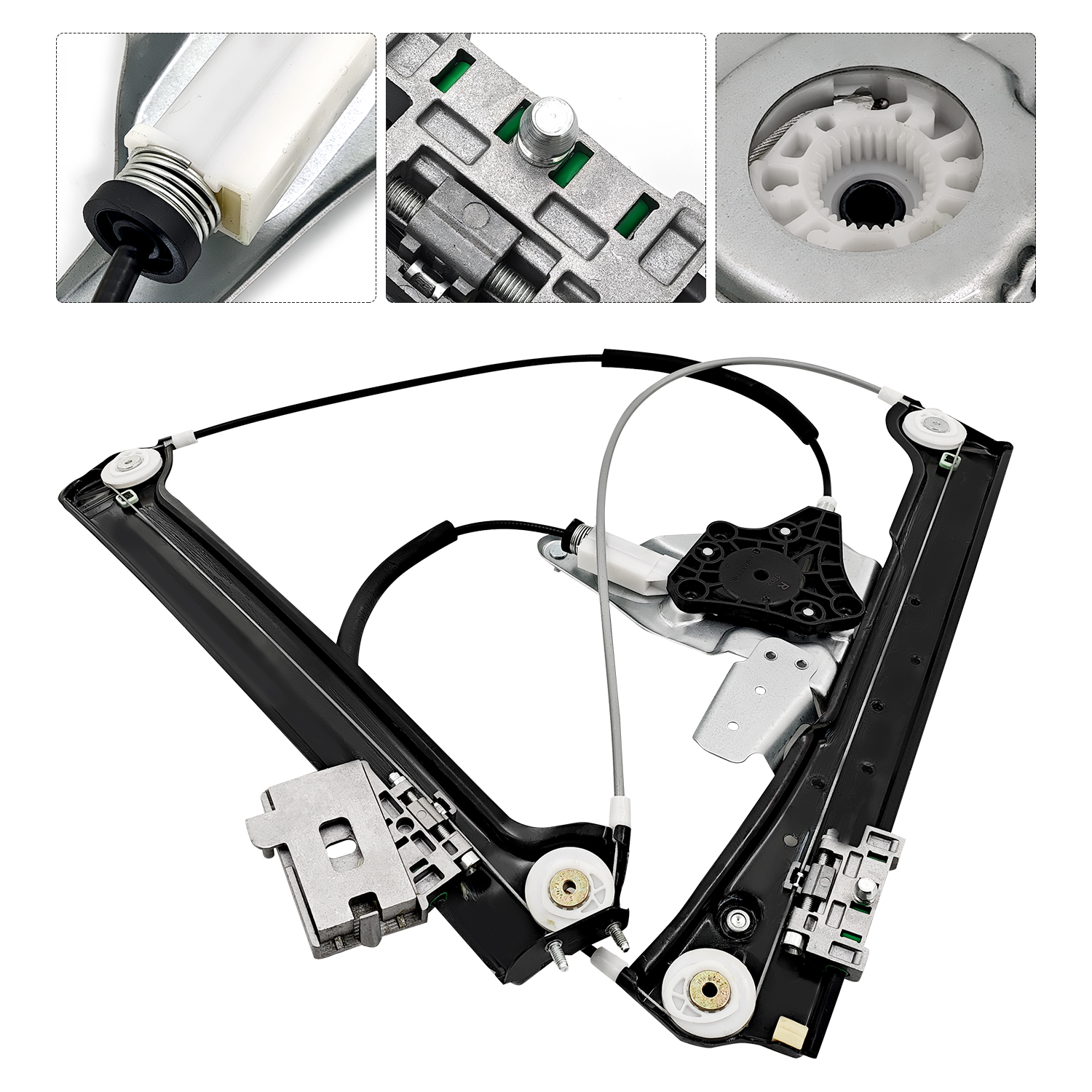 Electric Window Regulator Power Operated for BMW E63 E64 M6 650i 2006-2010 -Front Right Passenger Side