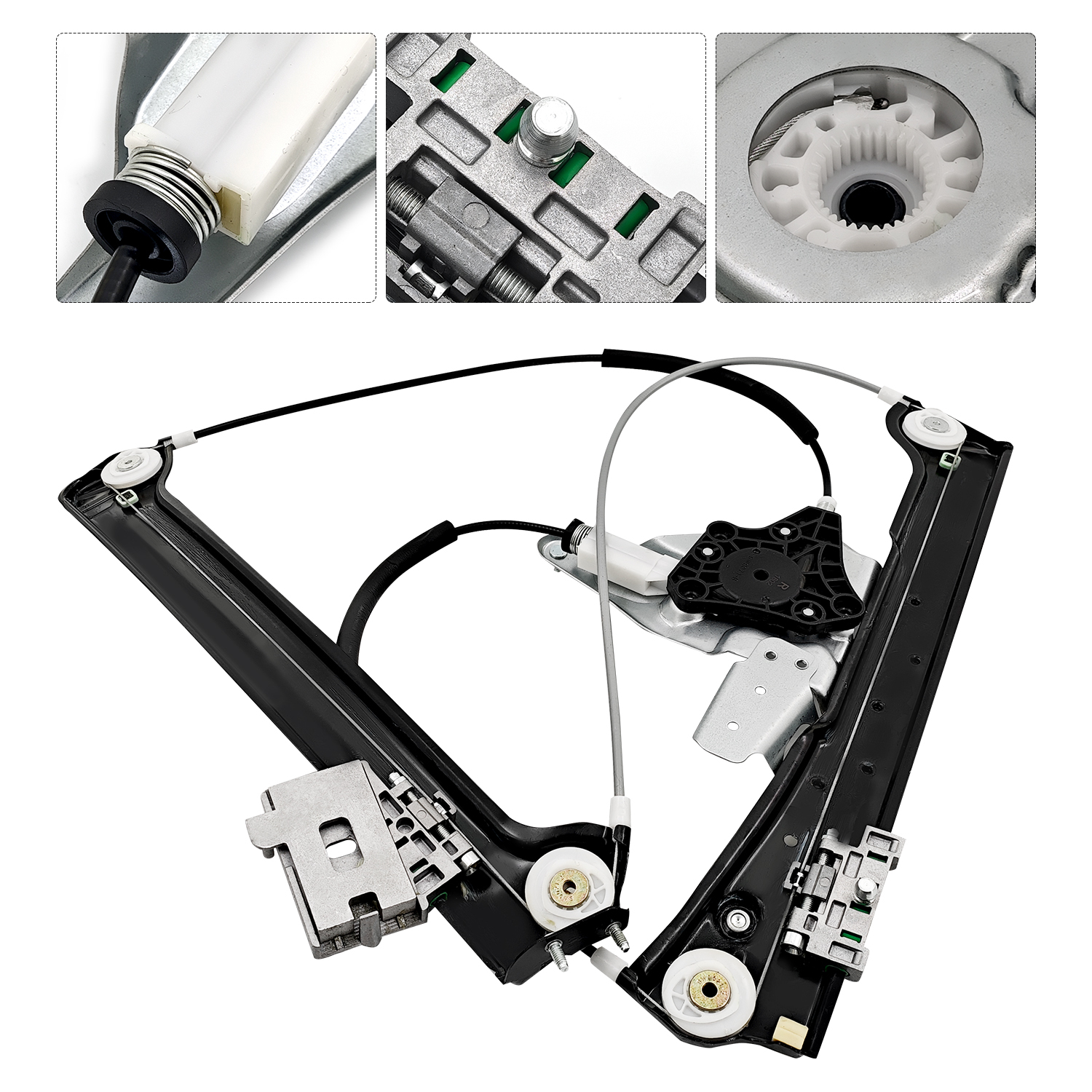 Electric Window Regulator Power Operated for BMW E63 E64 M6 650i 2006-2010 -Front Right Passenger Side
