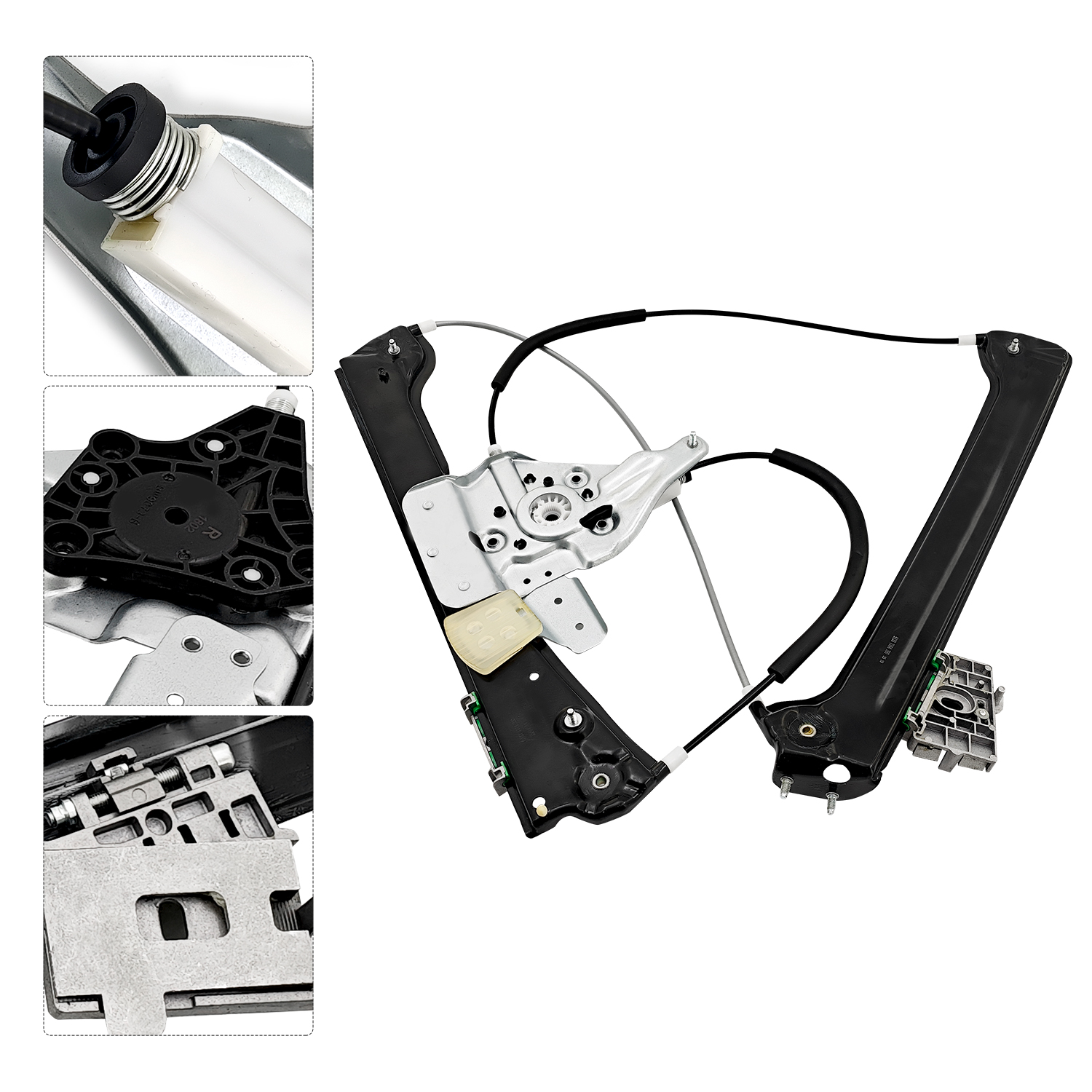 Electric Window Regulator Power Operated for BMW E63 E64 M6 650i 2006-2010 -Front Right Passenger Side