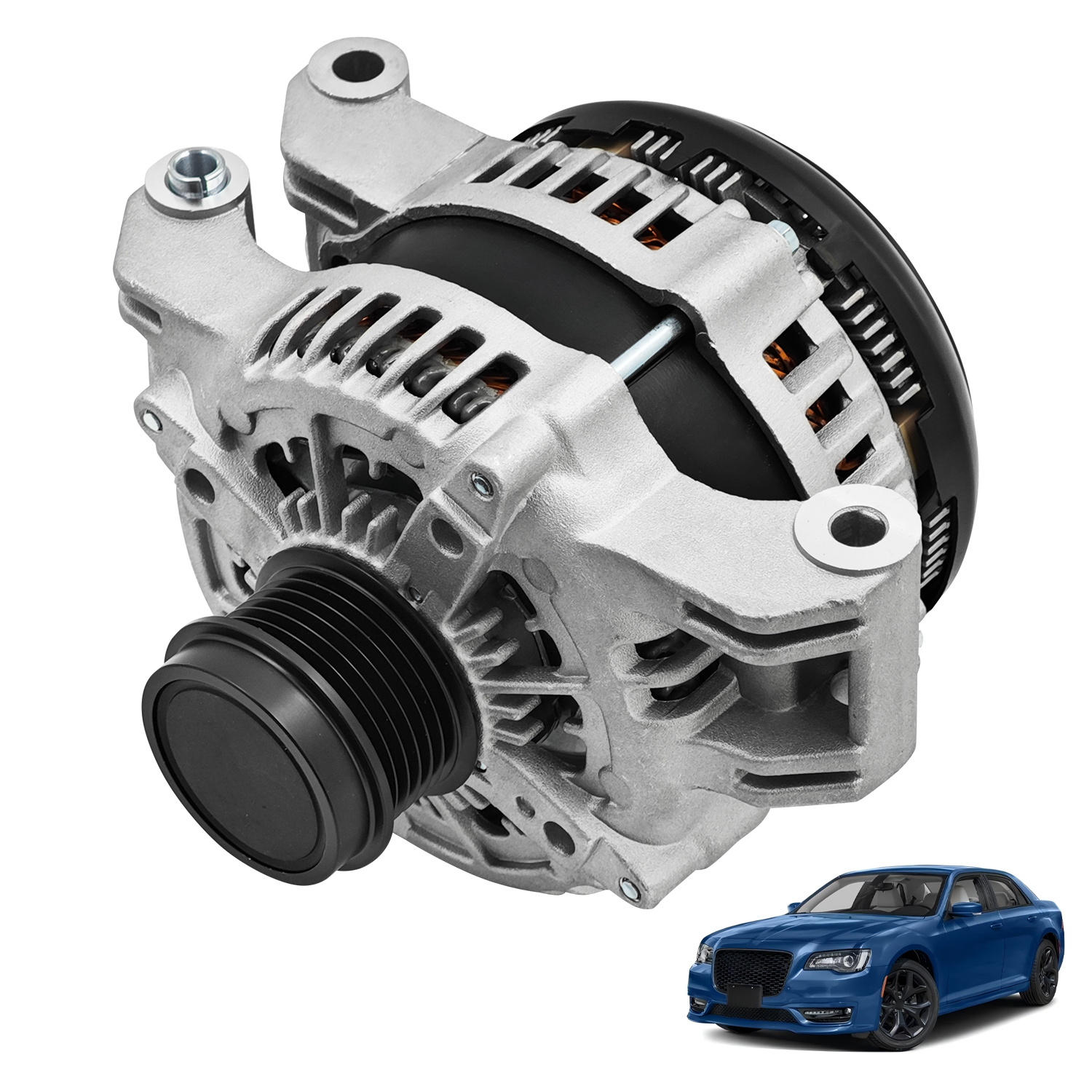 300 Amp 14V Alternator for Chrysler 300/Charger/Challenger 2011-2023