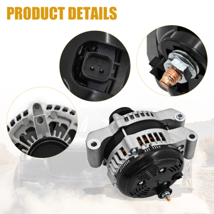 300 Amp 14V Alternator for Chrysler 300/Charger/Challenger 2011-2023