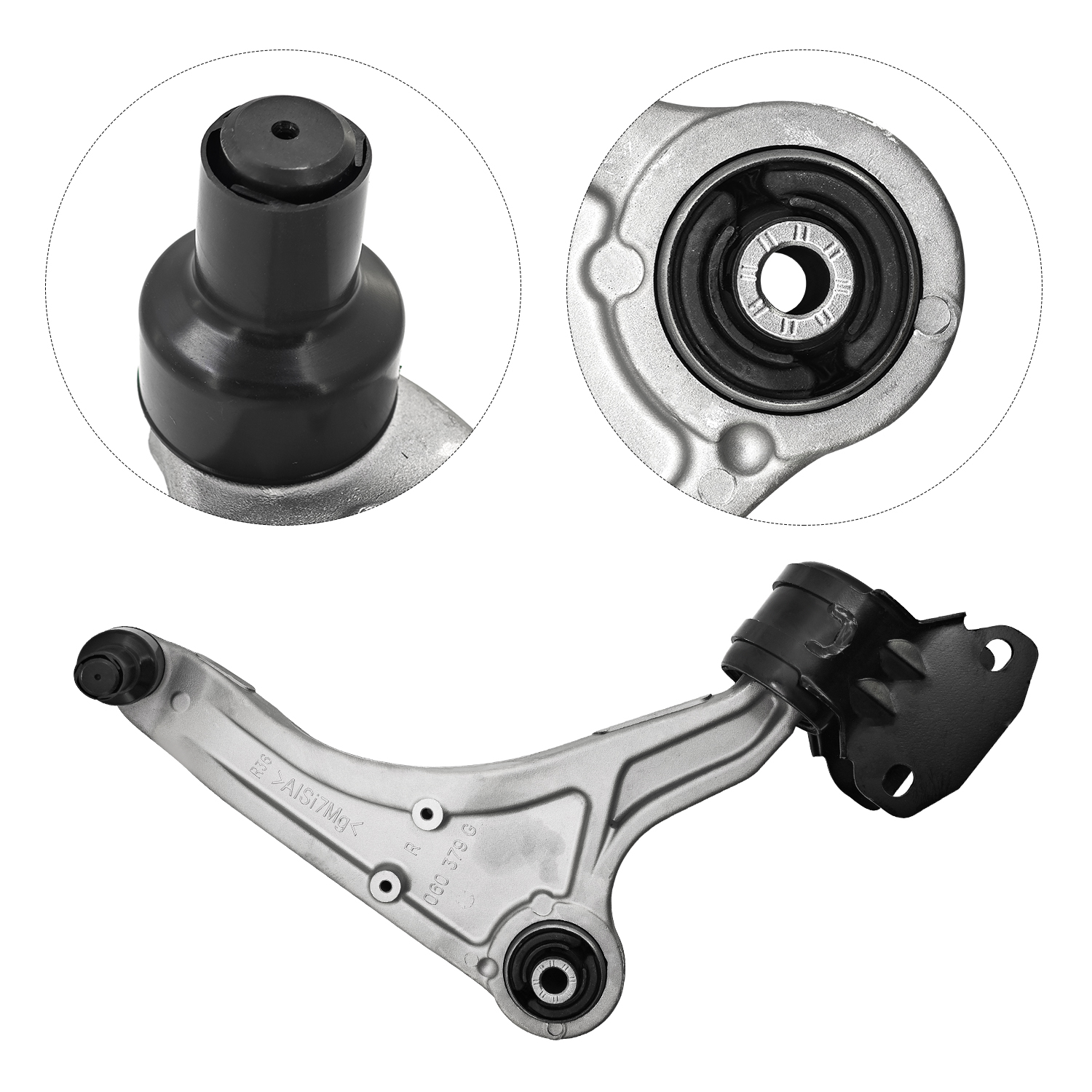 112 Pcs Front Suspension Kit Front Lower Control Arms w/Ball Joints Inner Outer Tie Rods Sway Bar Compatible with Ford Fusion 2013-2017