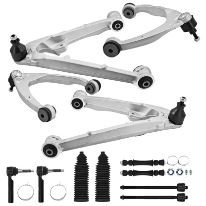 12 Pcs Suspension Kit Front Upper Lower Control Arms for Cadillac Escalade 2015-2016, for Chevy Silverado 1500 2014-2016, for GMC Yukon 2015-2016