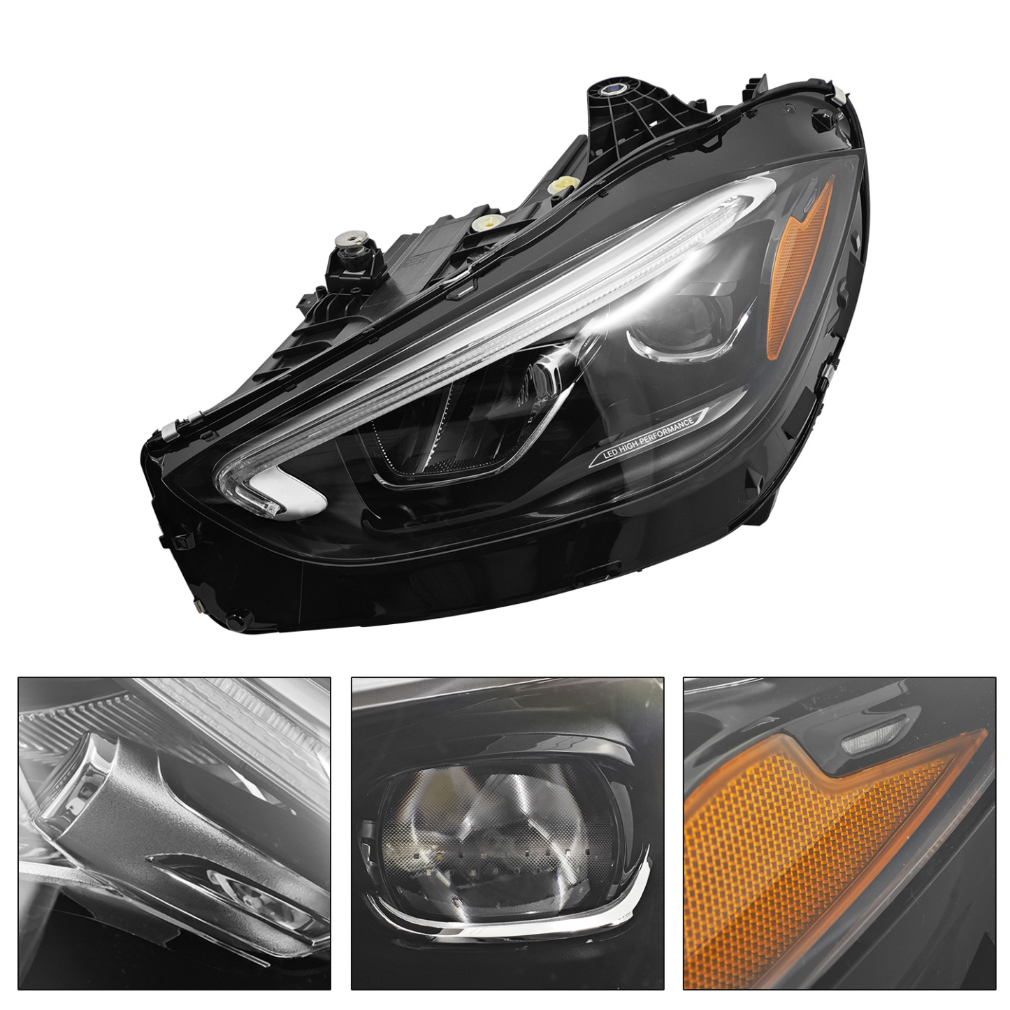 LED Headlight for 2022-2025 Mercedes C-Class C200 C206 C260 C300 C42 - Left Driver Side