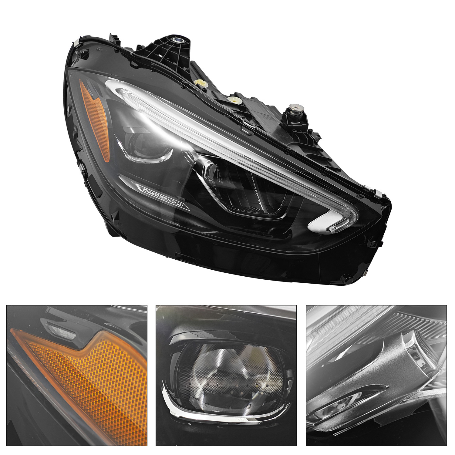 LED Headlight for 2022-2025 Mercedes C-Class C200 C206 C260 C300 C42 - Right Passenger Side