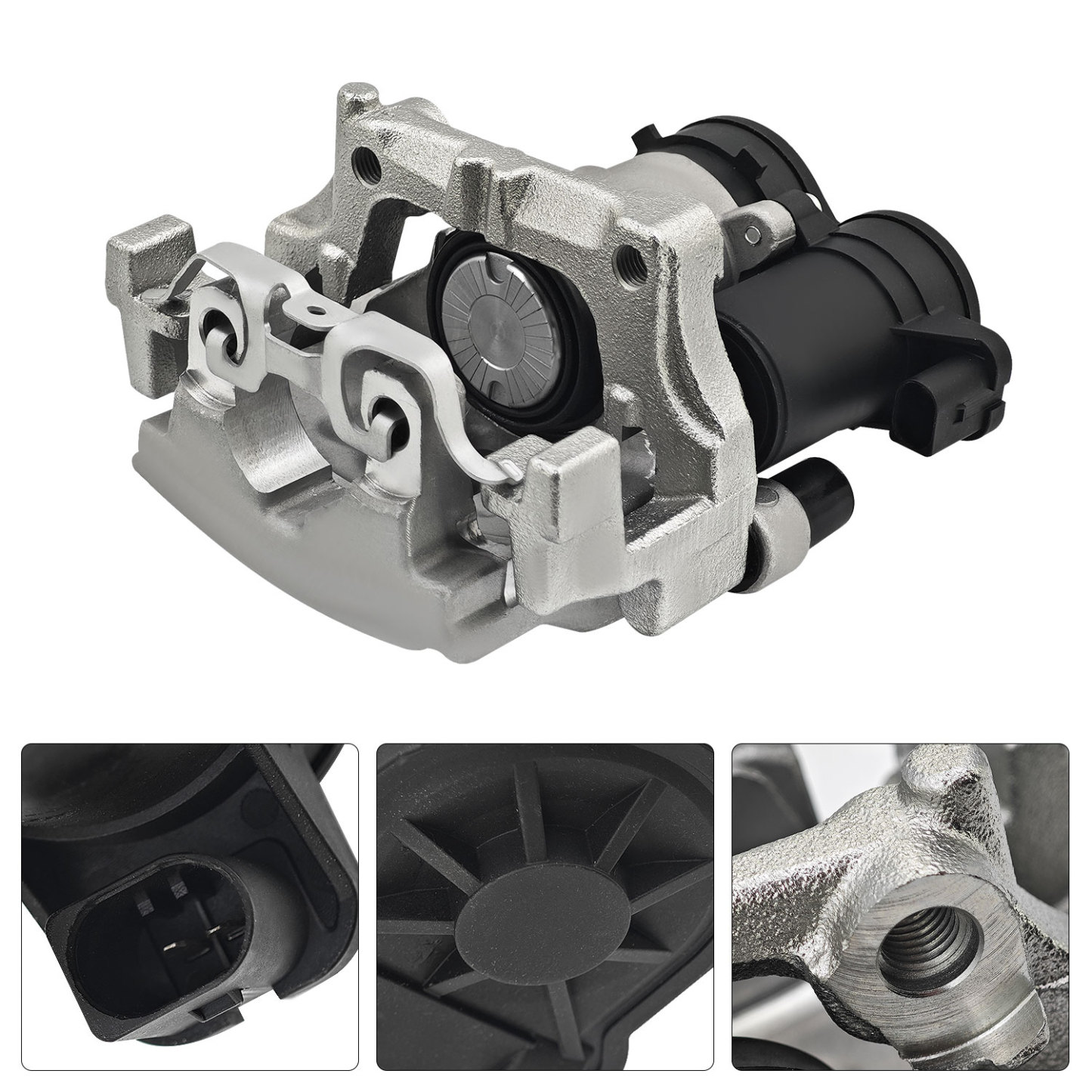 Rear Brake Caliper w/Bracket for Mercedes-Benz W205 2015-2023 C300 C350e 2.0L C400 C43 AMG 3.0L - Left Driver Side