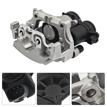 Rear Brake Caliper w/Bracket for Mercedes-Benz W205 2015-2023 C300 C350e 2.0L C400 C43 AMG 3.0L - Left Driver Side