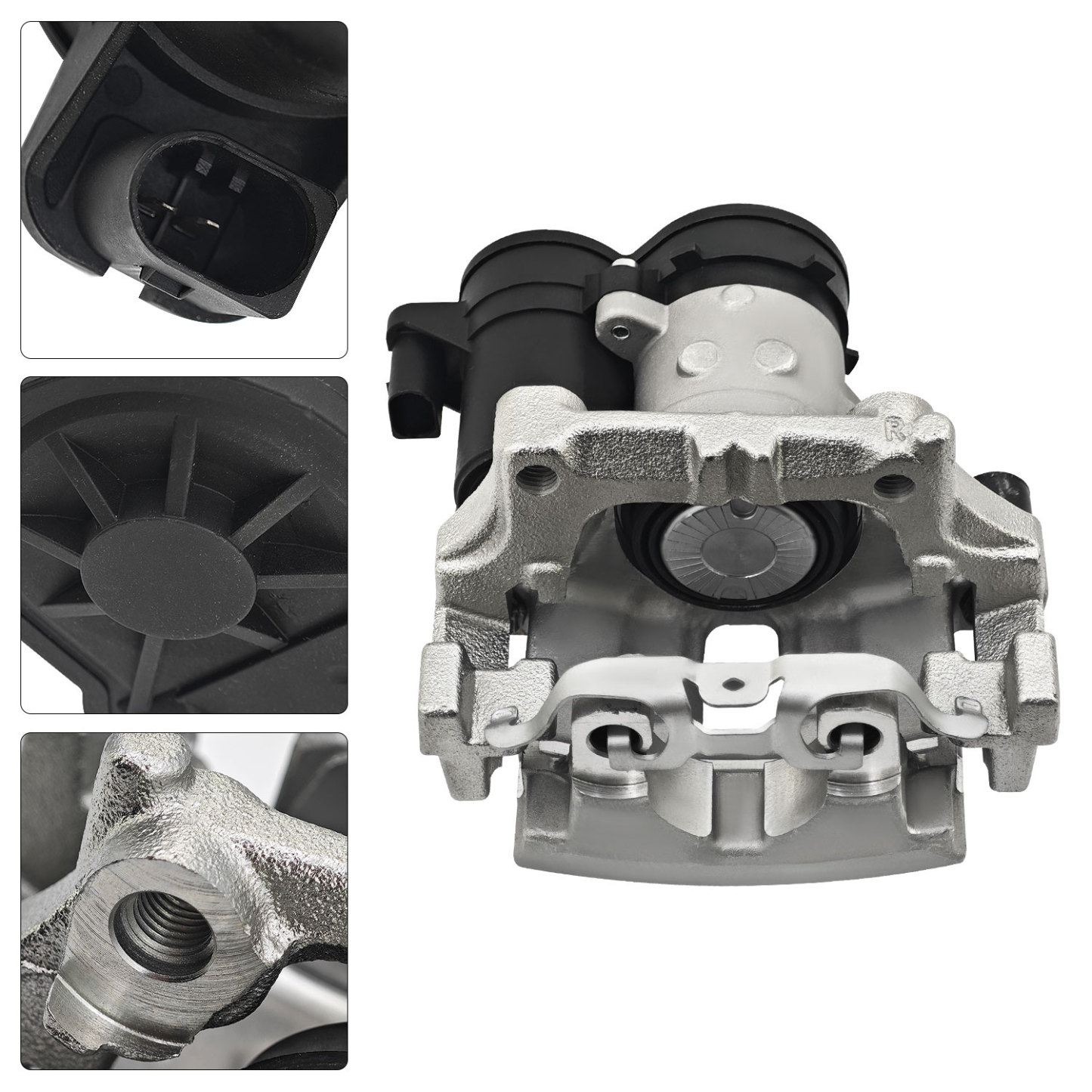 Rear Brake Caliper w/Bracket for Mercedes-Benz W205 2015-2023 C300 C350e 2.0L C400 C43 AMG 3.0L - Right Passenger Side