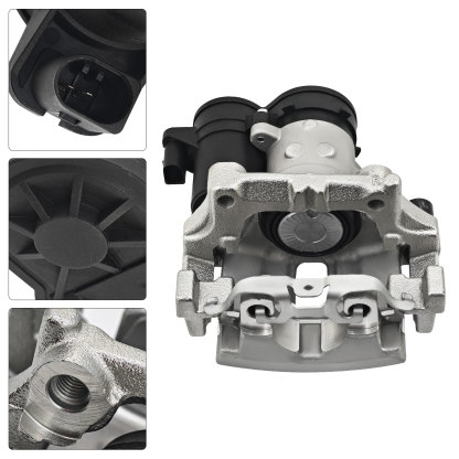 Rear Brake Caliper w/Bracket for Mercedes-Benz W205 2015-2023 C300 C350e 2.0L C400 C43 AMG 3.0L - Right Passenger Side
