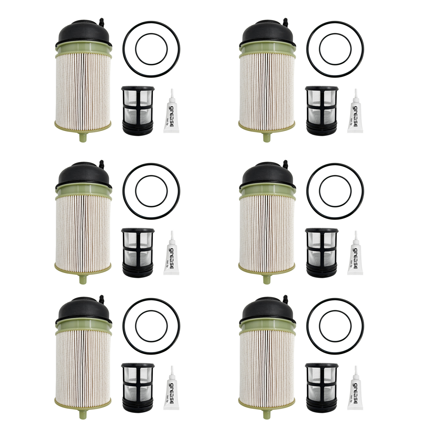 6 PCS Fuel Filter Compatible with Detroit Diesel DD13 DD15 DD16 Freightliner Western Star
