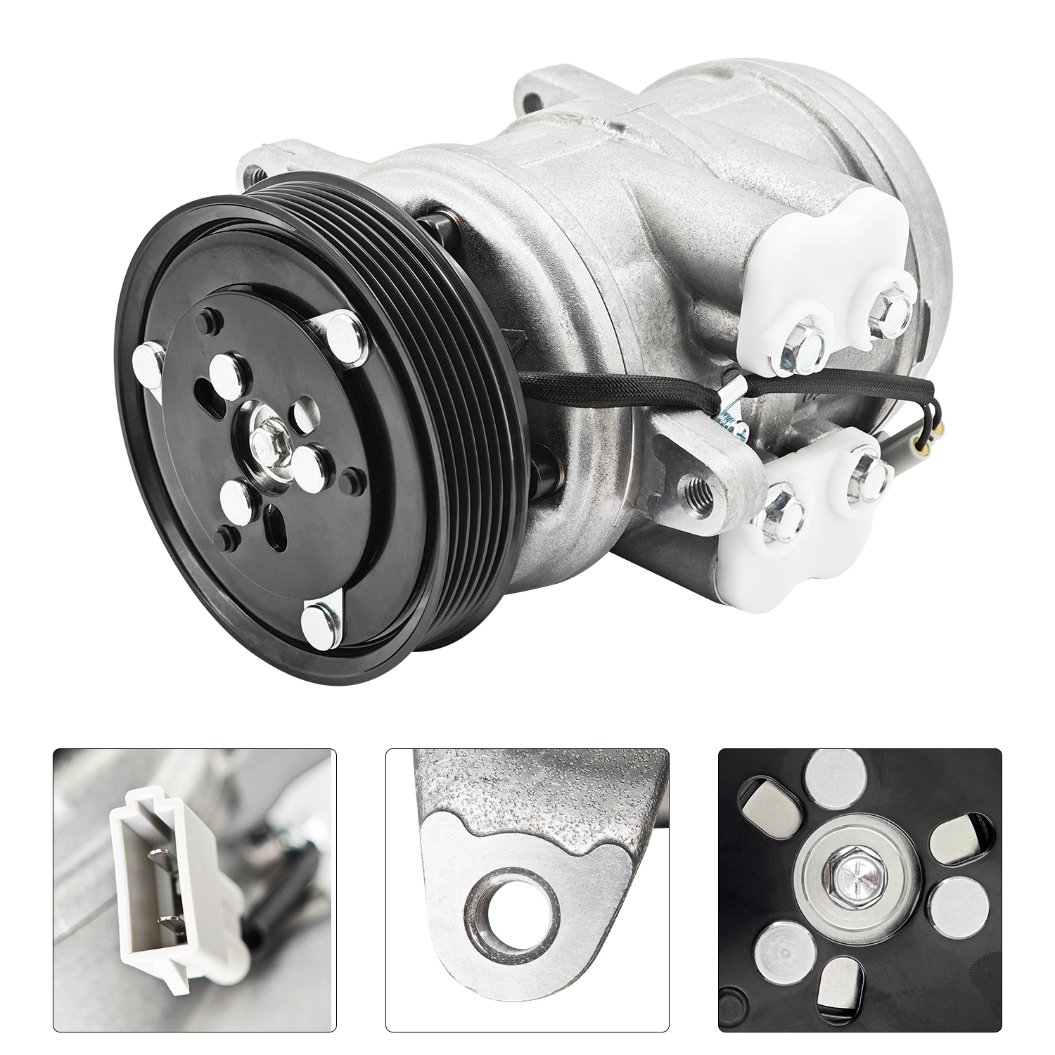 A/C Compressor EH388 Fits for Ford Mustang 5.0L/3.8L 1982-1993