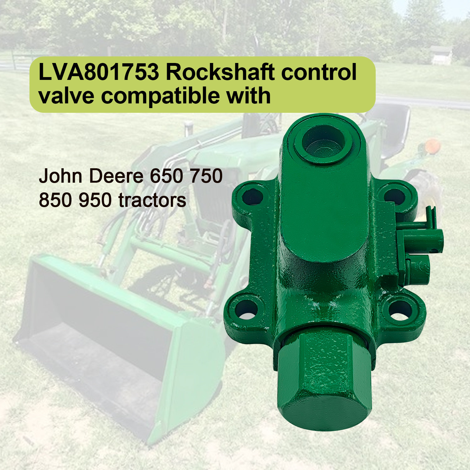 Hydraulic Valve Compatible with John Deere 650 750 850 950 Tractors