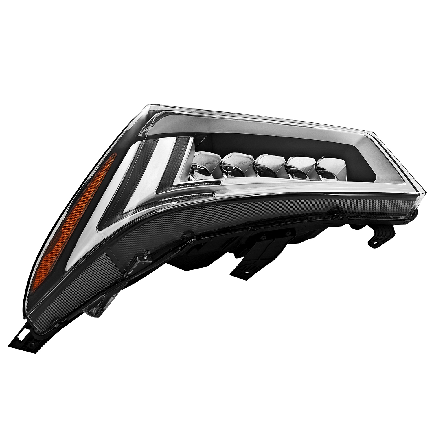 Left LED Headlight Compatible with Acura MDX 2017-2020 w/o Auto Leveling 33150TZ5A5 - Left Driver Side 