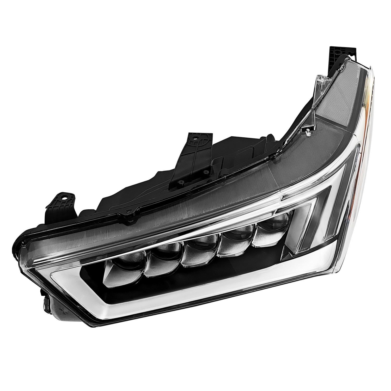 Left LED Headlight Compatible with Acura MDX 2017-2020 w/o Auto Leveling 33150TZ5A5 - Left Driver Side 