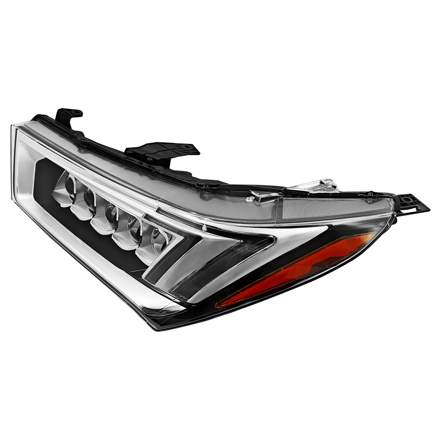 Left LED Headlight Compatible with Acura MDX 2017-2020 w/o Auto Leveling 33150TZ5A5 - Left Driver Side 
