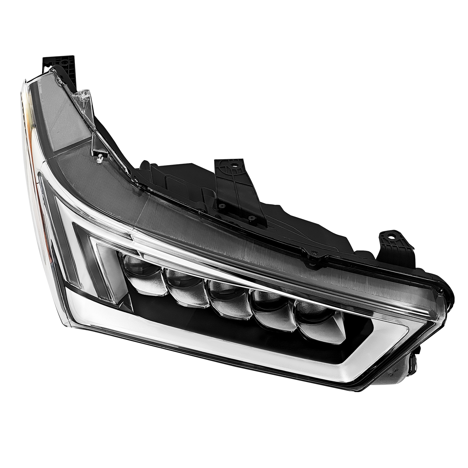 Right LED Headlight Compatible with Acura MDX 2017-2020 w/o Auto Leveling 33100-TZ5-A51 - Passenger Side