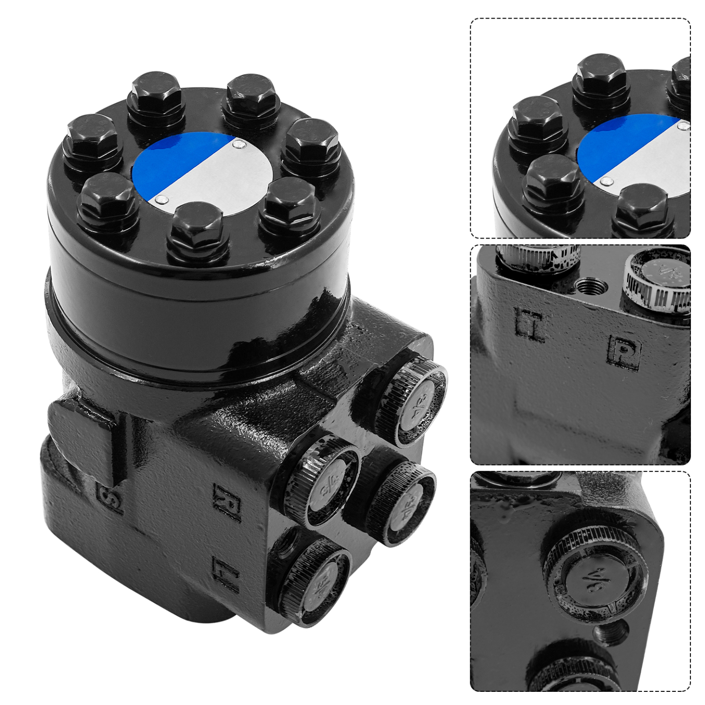 Steering Valve Compatible with Kubota M125X M126X M135X Steering Control Unit 