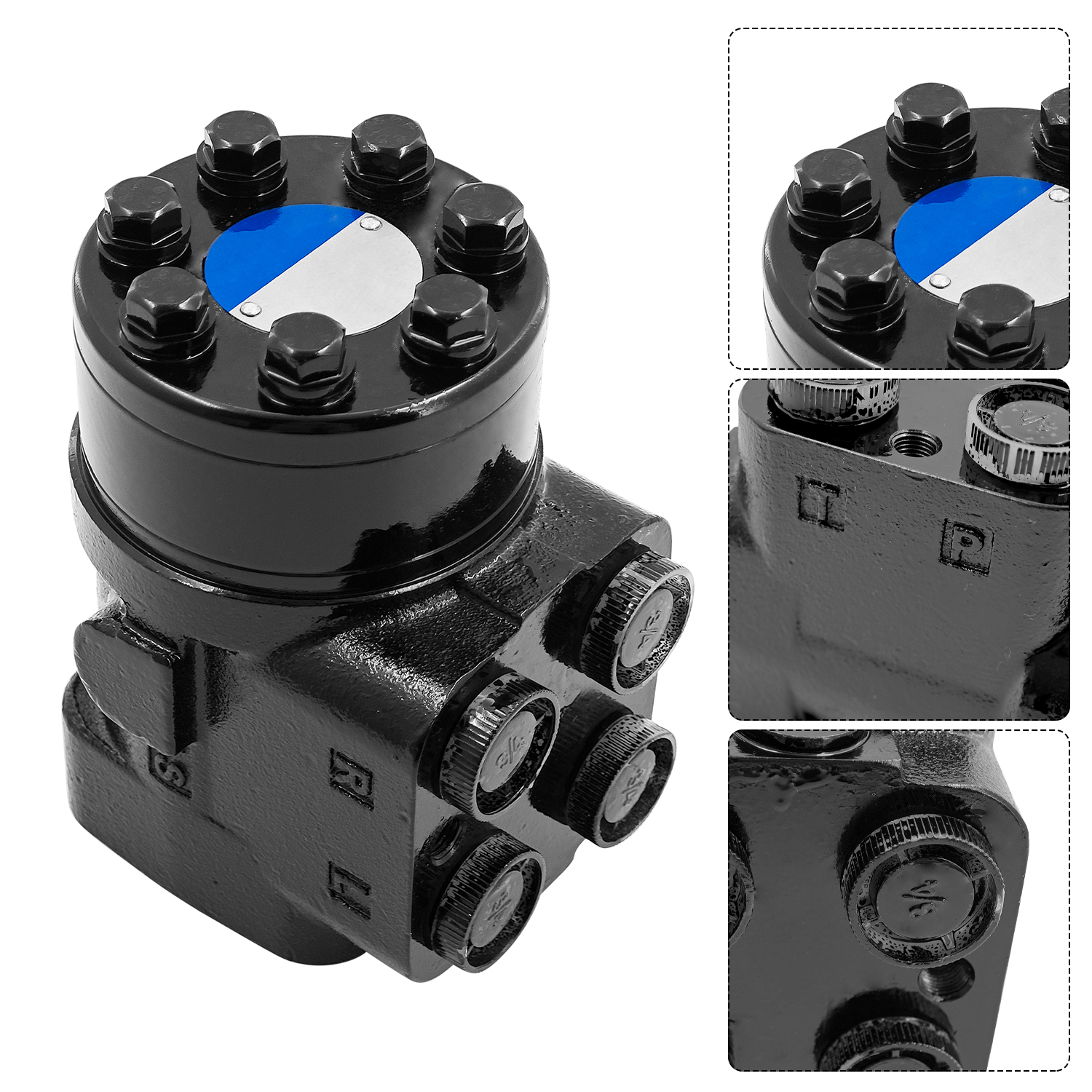 Steering Valve Compatible with Kubota M125X M126X M135X Steering Control Unit 