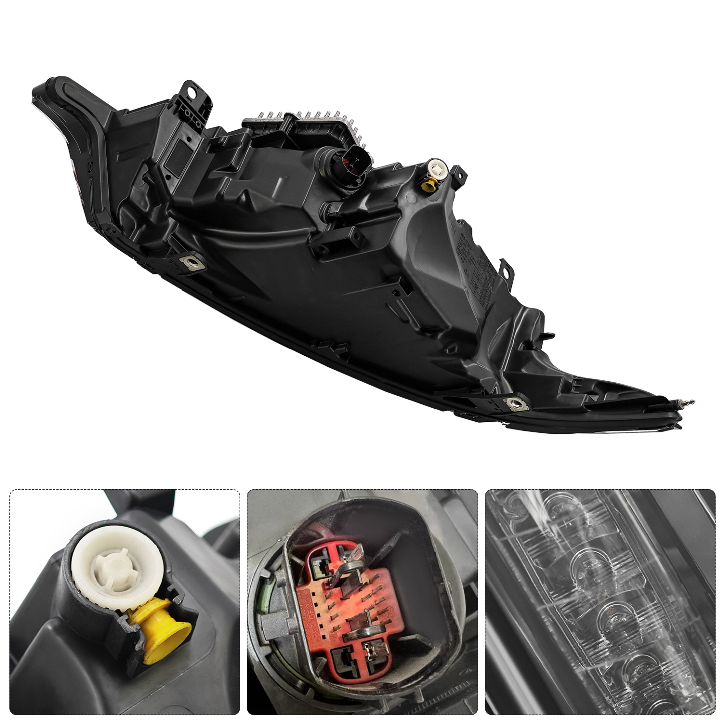 Headlight Assembly Compatible With Land Rover Range Rover Sport 2018-2022 - Left Driver Side 