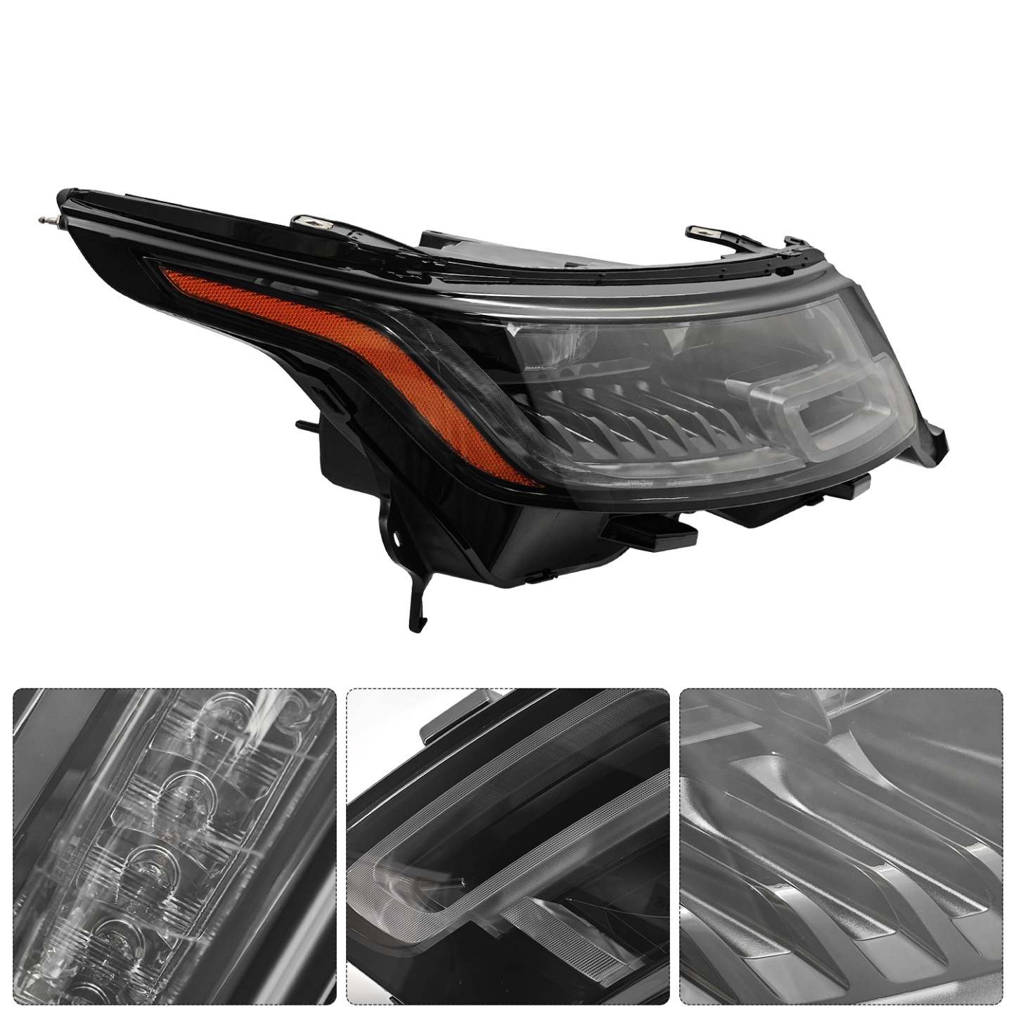 Headlight Assembly Compatible With Land Rover Range Rover Sport 2018-2022 - Right Passenger Side 