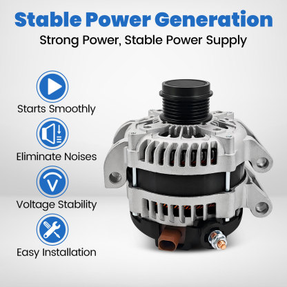 12V 240A Alternator Compatible with Jeep Wrangler Unlimited Sport 2019-2023 2.0L