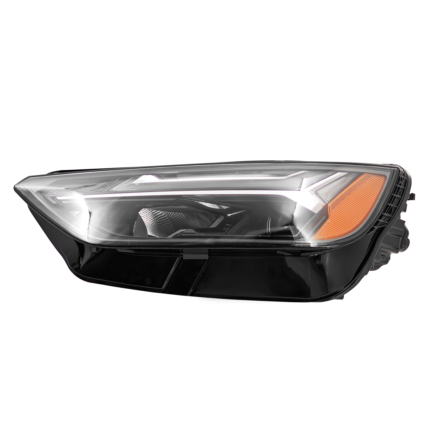 Headlight Fits for Audi Q5 SQ5 Sport 2021 2022 2023 2024 2.0L l4 3.0L V6 -Without Module -Left Driver Side