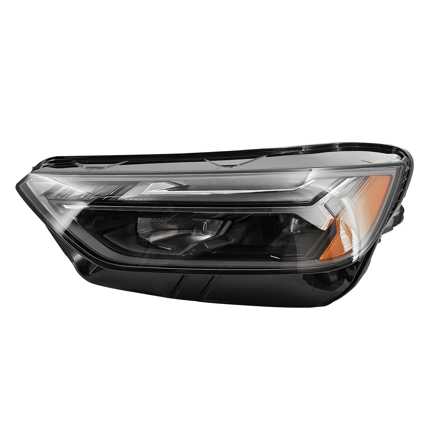 Headlight Fits for Audi Q5 SQ5 Sport 2021 2022 2023 2024 2.0L l4 3.0L V6 -Without Module -Left Driver Side