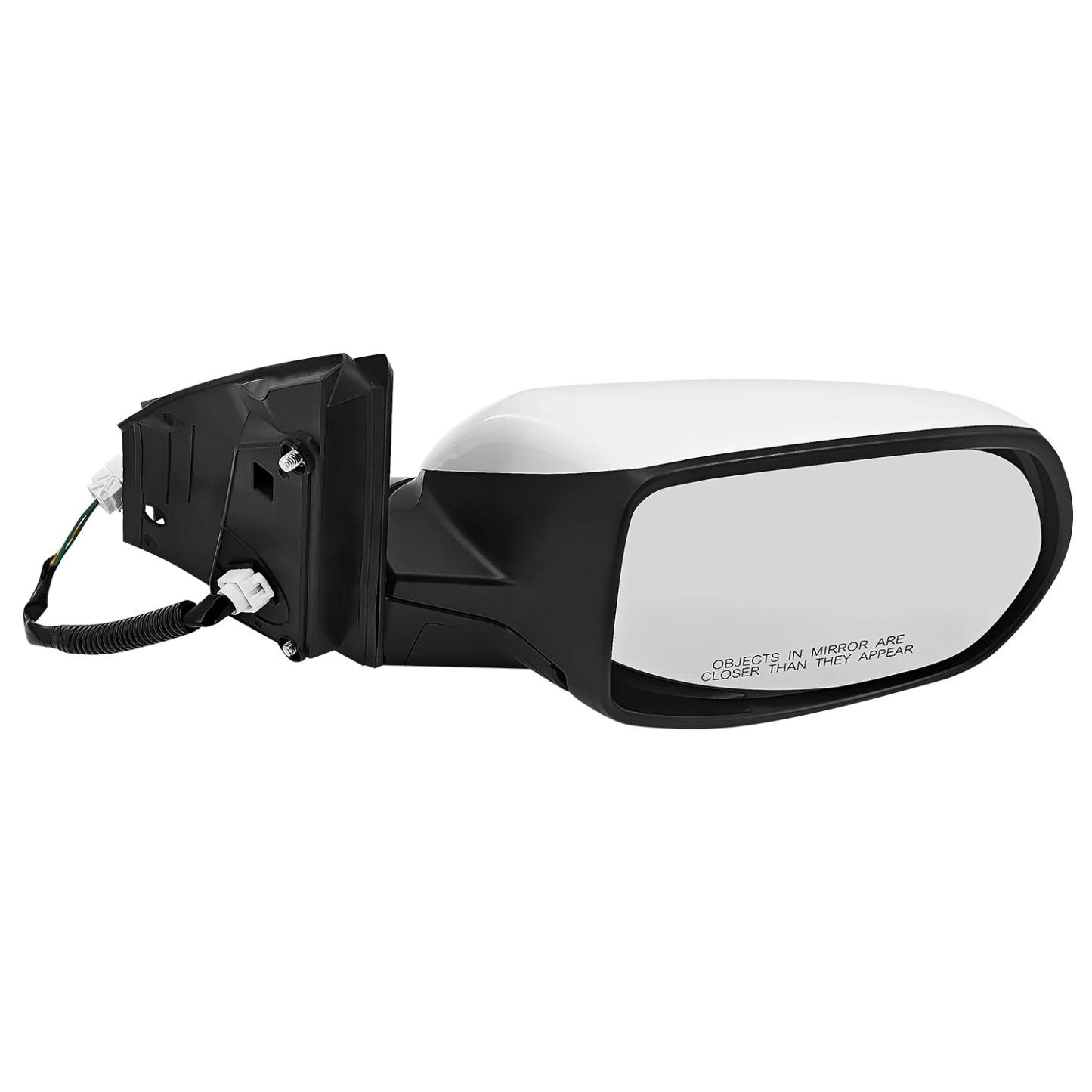 3-pin Pearl White NH603P Side Mirror for Honda CR-V LX EX 2.4L 2012-2016- Right Passenger Side