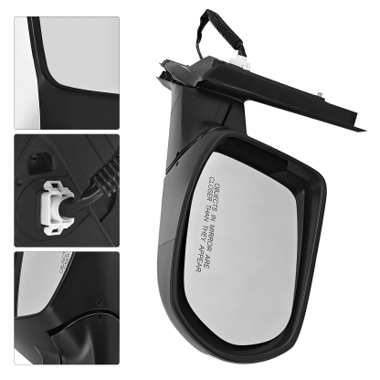3-pin Pearl White NH603P Side Mirror for Honda CR-V LX EX 2.4L 2012-2016- Right Passenger Side