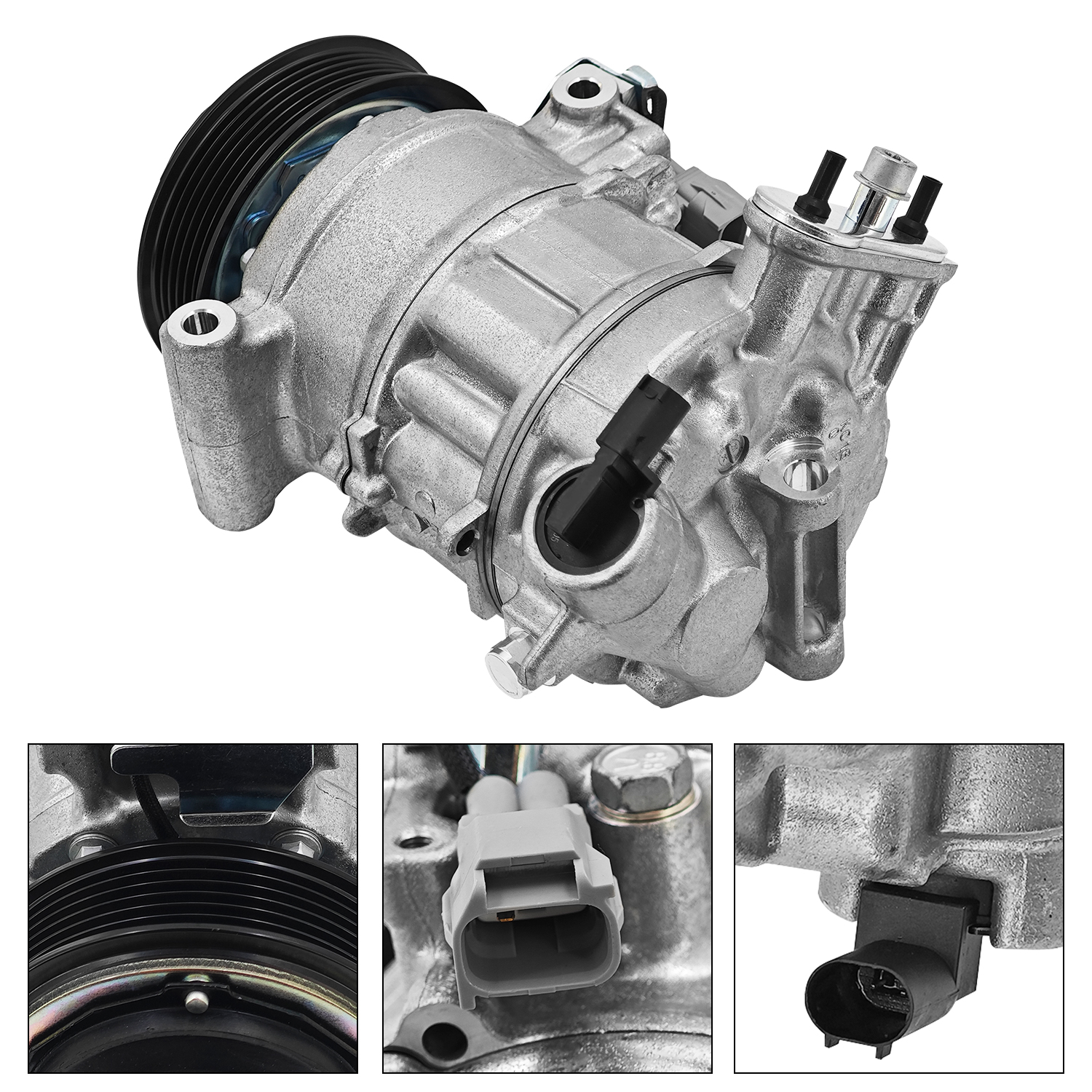 A/C Compressor Compatible with Jeep Compass 2.4L 2017-2022