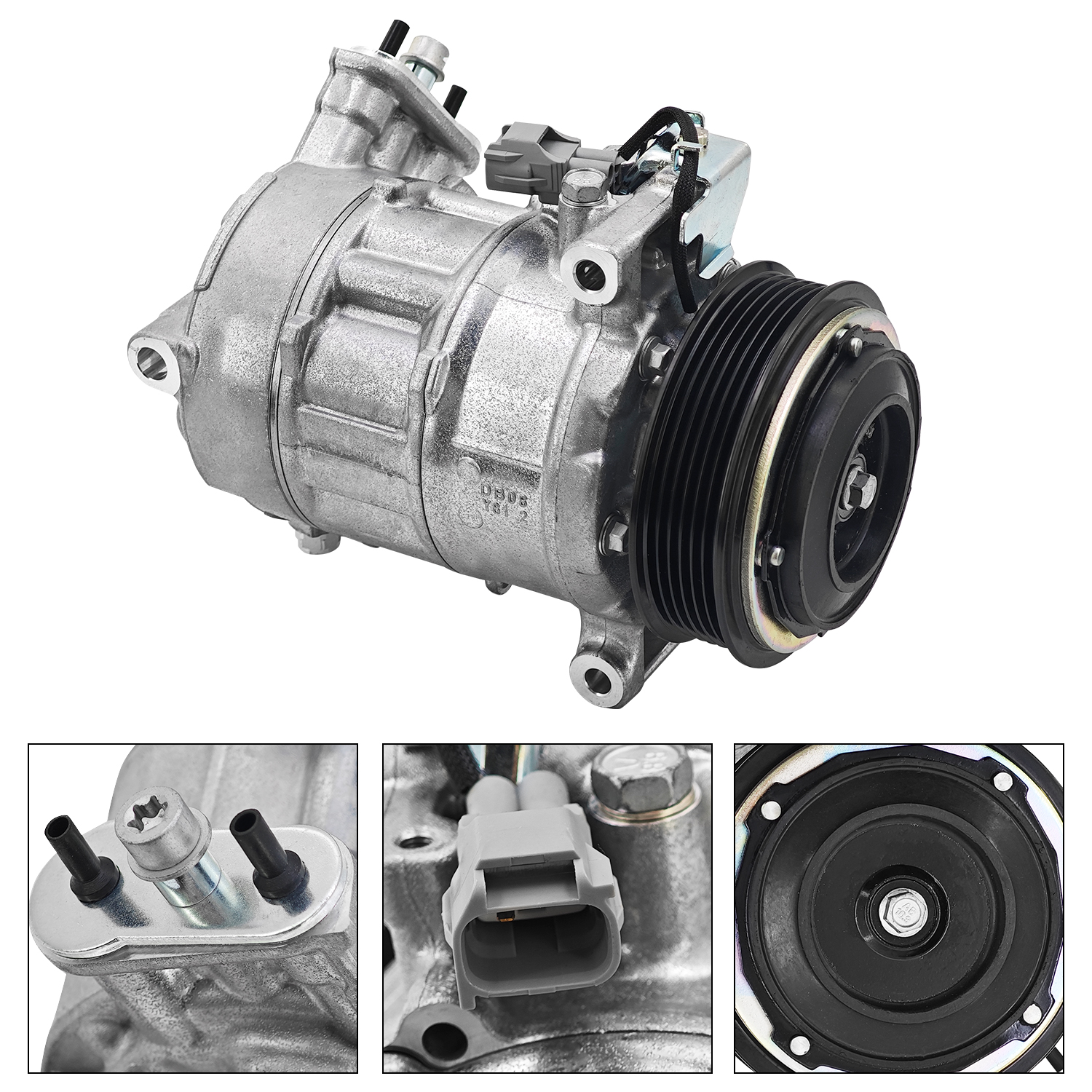 A/C Compressor Compatible with Jeep Compass 2.4L 2017-2022