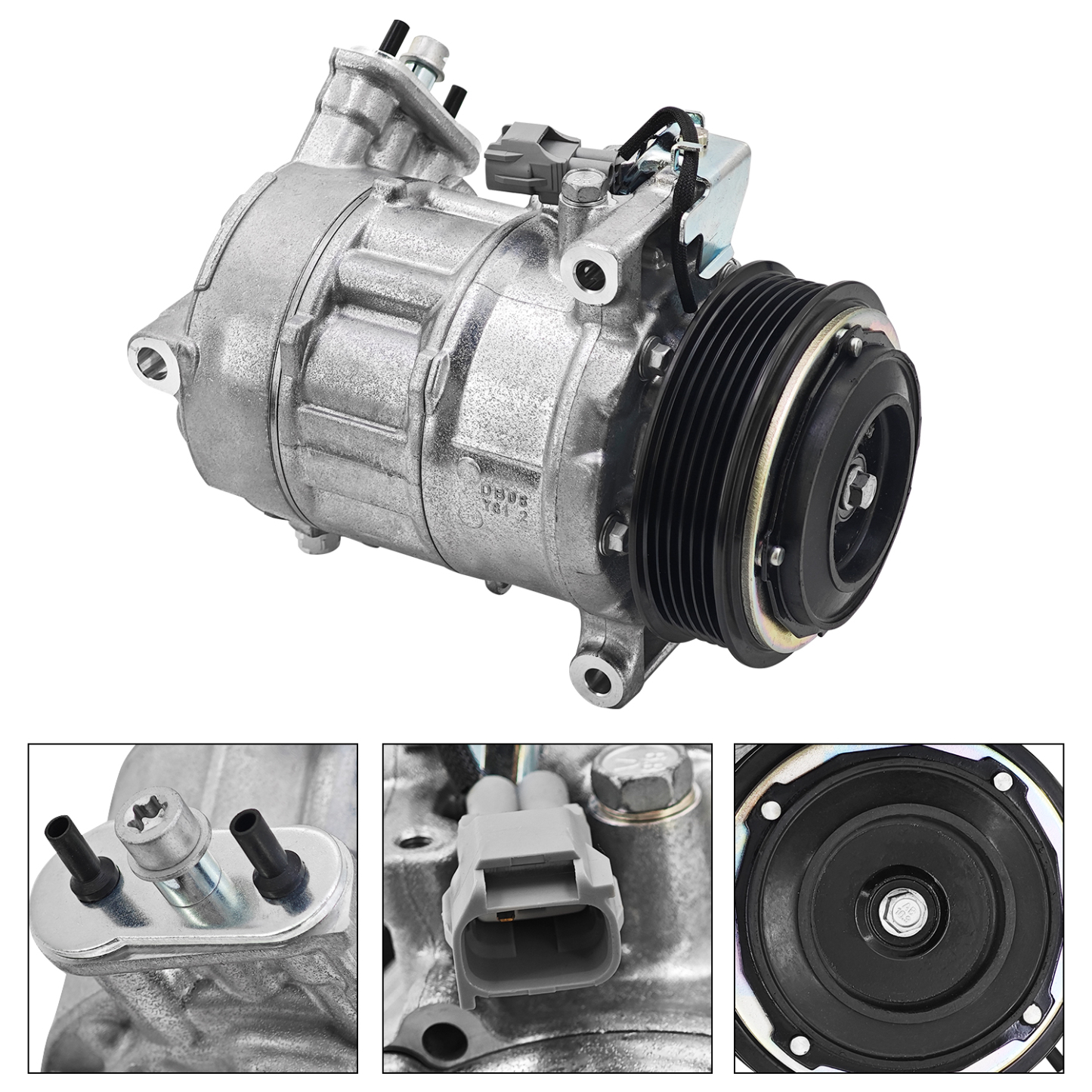 A/C Compressor Compatible with Jeep Compass 2.4L 2017-2022