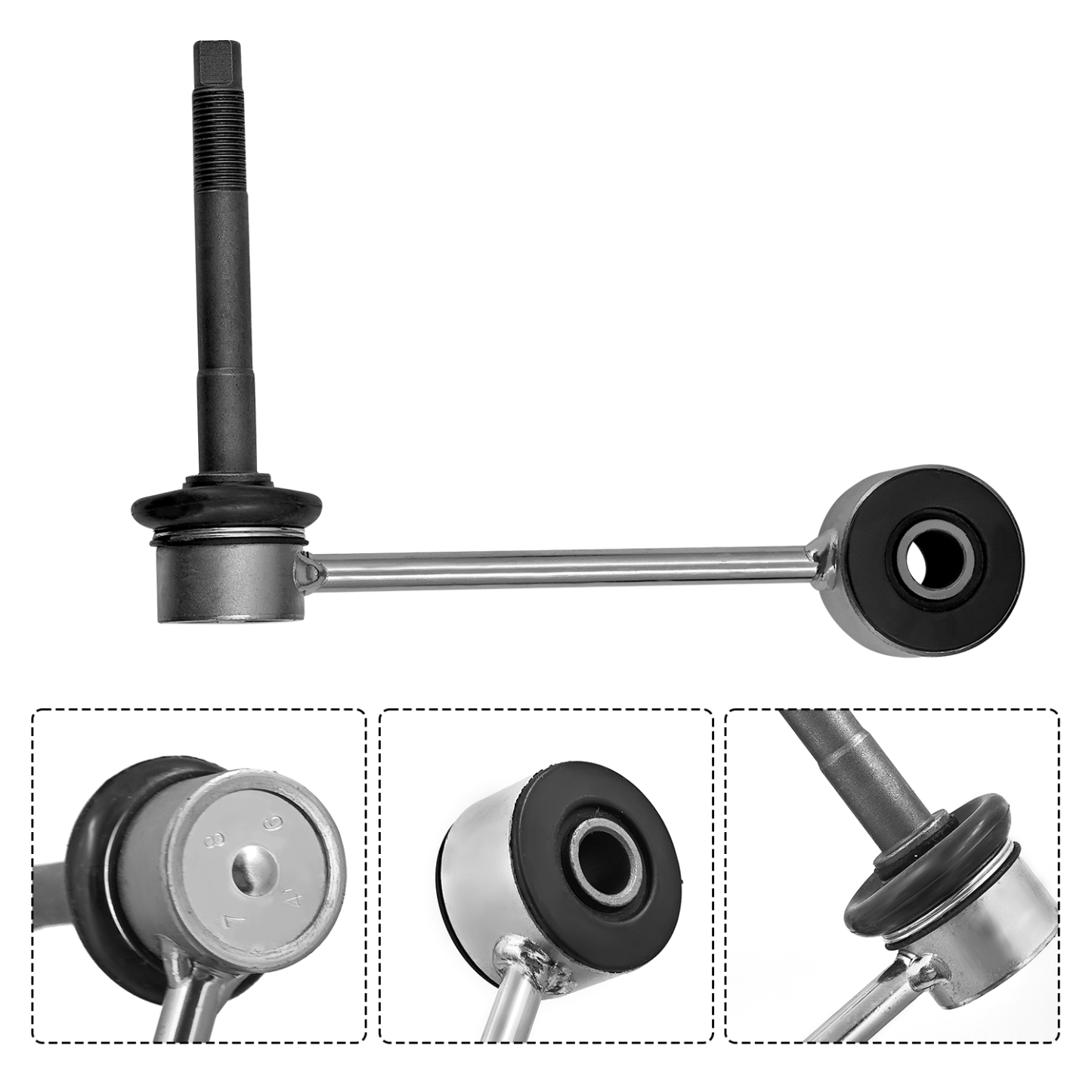 6PCS Front Left & Right Lower & Upper Suspension Control Arm Kits Fits for Lexus LS430 2001-2006 4.3L w/Ball Joints Stabilizer Sway Bar End Links