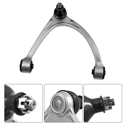 6PCS Front Left & Right Lower & Upper Suspension Control Arm Kits Fits for Lexus LS430 2001-2006 4.3L w/Ball Joints Stabilizer Sway Bar End Links