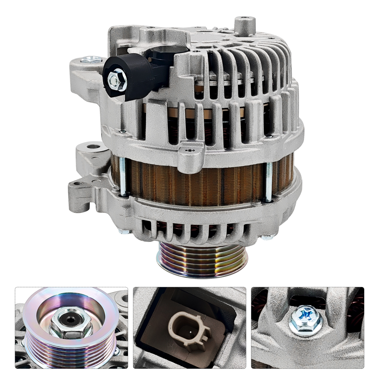 12V 100AMP 6-Groove Alternator Fits for Honda HR-V/HRV 1.8L 2019-2022