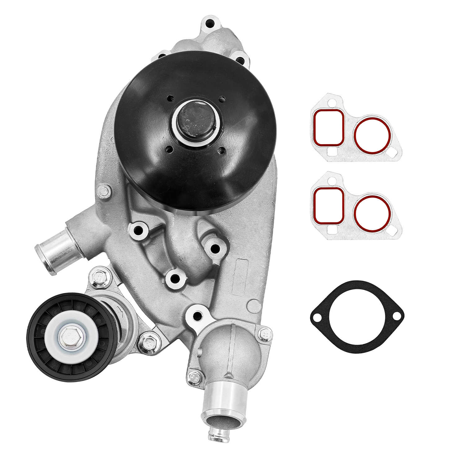 Water Pump with Tensioner Thermostat for Chevrolet Silverado for GMC Sierra 2007-2019