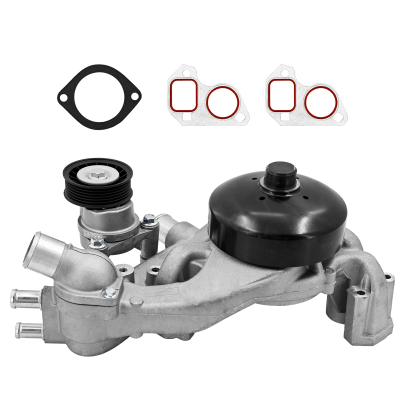 Water Pump with Tensioner Thermostat for Chevrolet Silverado for GMC Sierra 2007-2019