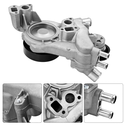 Water Pump with Tensioner Thermostat for Chevrolet Silverado for GMC Sierra 2007-2019