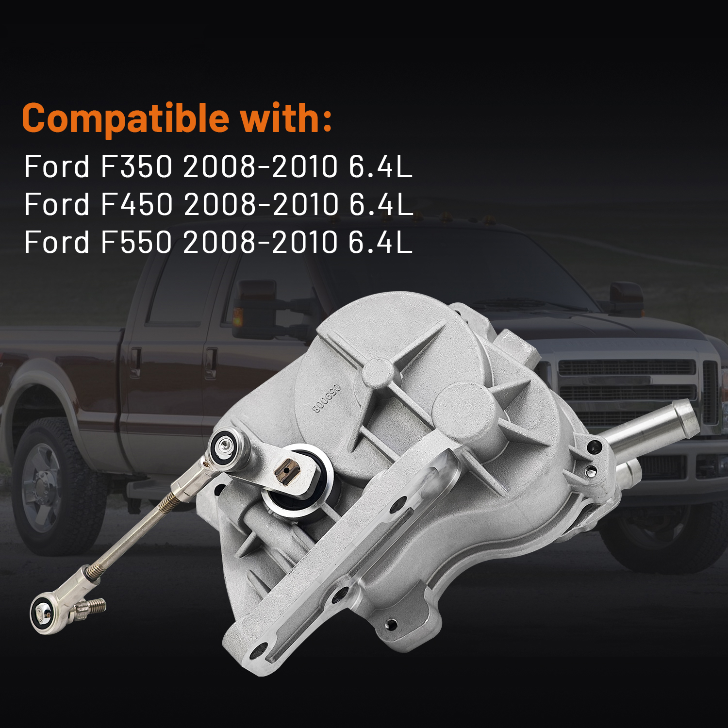 Diesel Turbo Actuator High and Low Pressure for Ford F350 F450 F550 2008-2010 6.4L