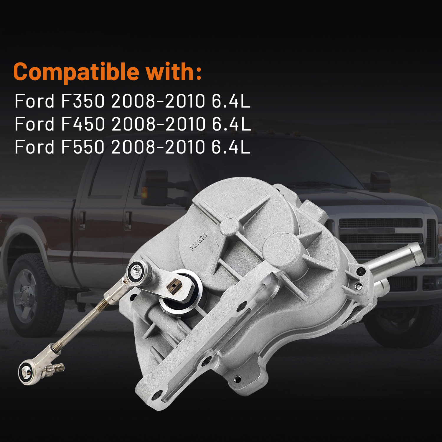 Diesel Turbo Actuator High and Low Pressure for Ford F350 F450 F550 2008-2010 6.4L